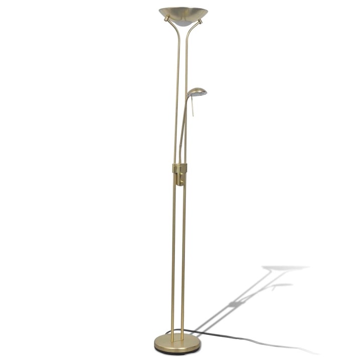 Лампа Zakito Europe, стомана, LED, 180x25см, злато