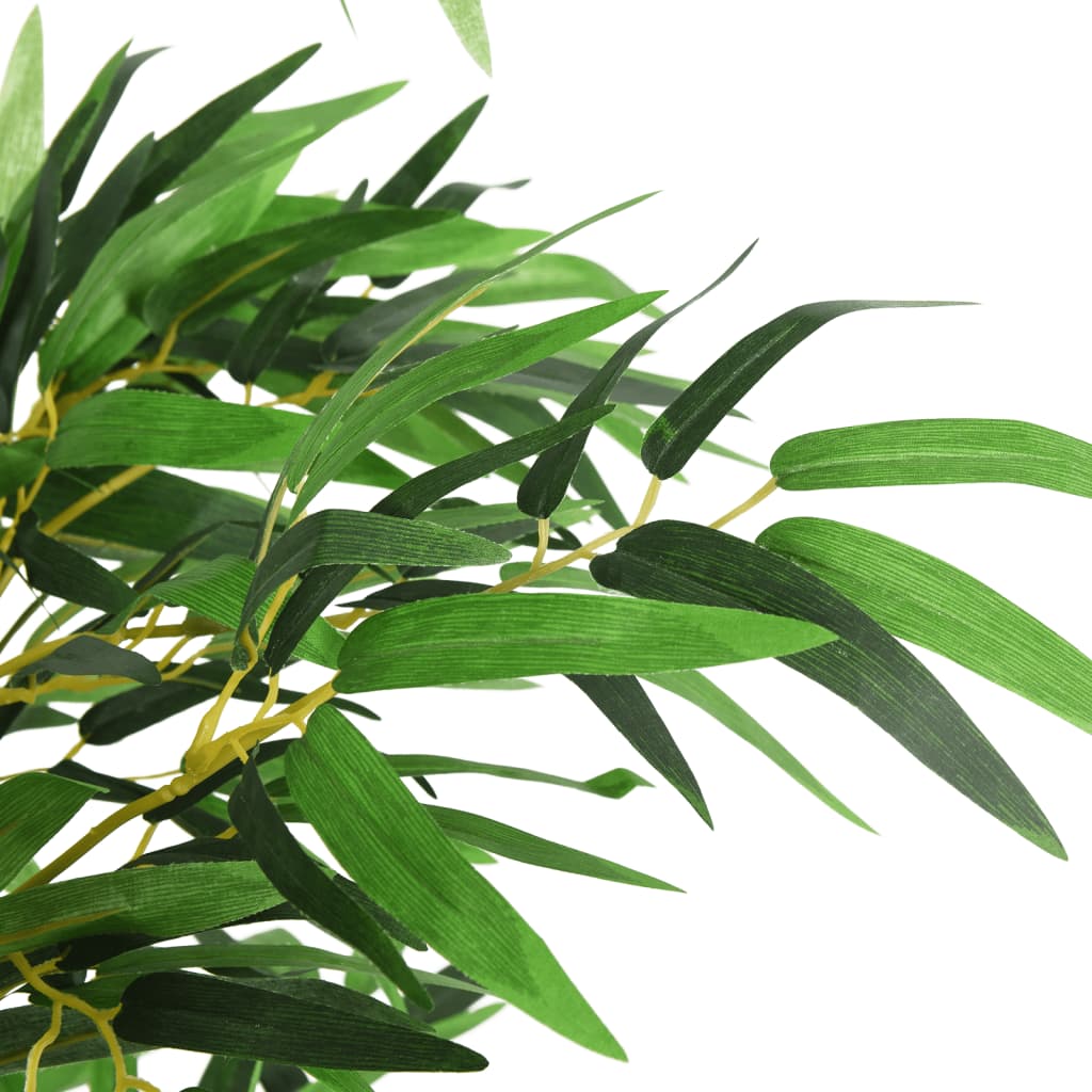 Aranjament floral Zakito Europe, bambus artificial, 760 frunze, verde, 120cm