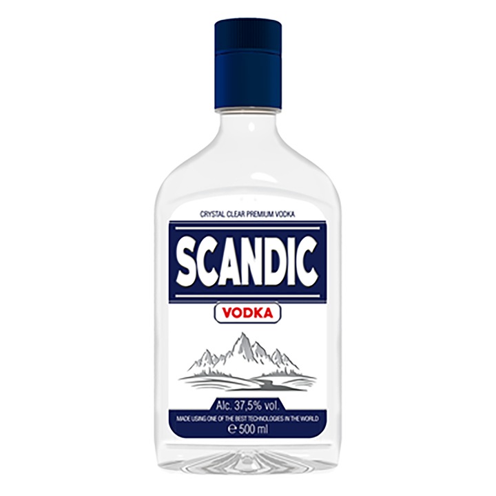 Vodka 37, 5%, 0.5 L, SCANDIC