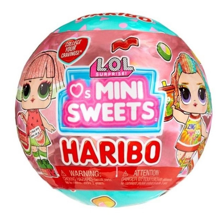 Papusa LOL Surprise Loves Mini Sweets, Mga, Plastic, Cu accesorii, Multicolor