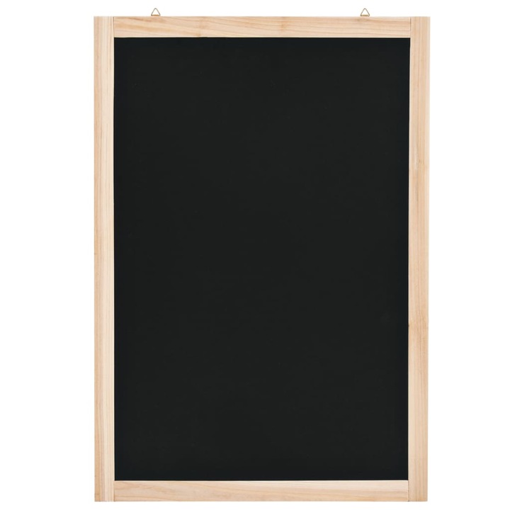 Тебеширена дъска, Zakito Europe, дърво, 40x60 см, черно/естествено