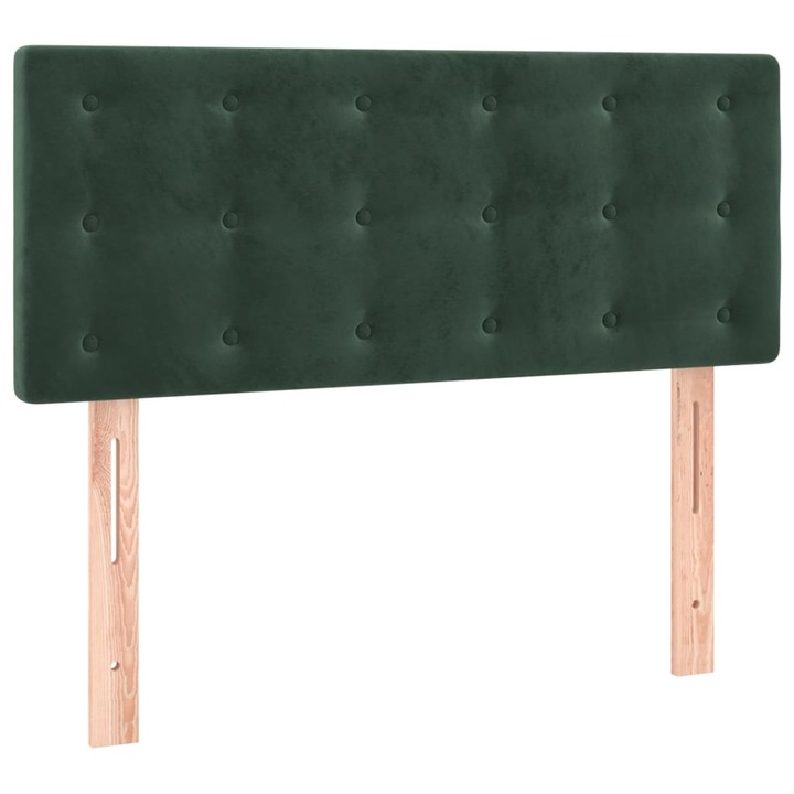 Tablie de pat vidaXL, verde inchis, 80x5x78/88 cm, catifea, 4.5 kg 346413
