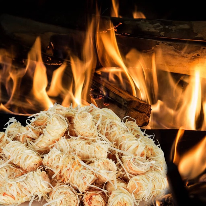 Aprinzătoare pentru foc Gossi, 20 kg, natural, inodor, 58, 5x40x45cm, set 1500 bucăți