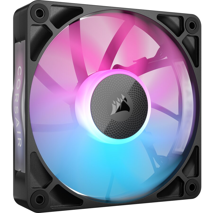 Вентилатор Corsair iCUE LINK RX120 RGB, 120 mm PWM, черен - eMAG.bg