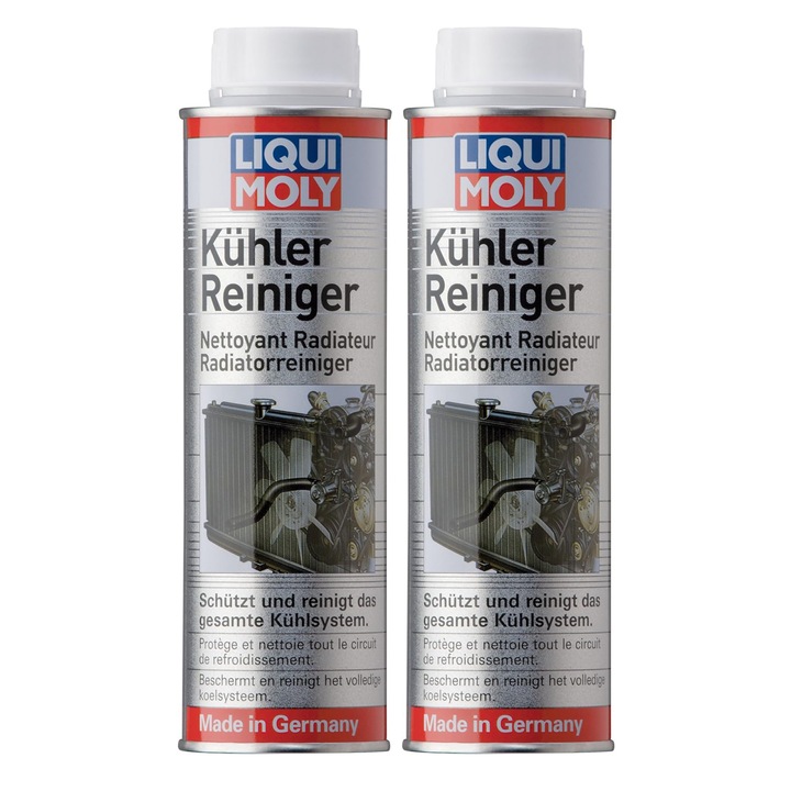 Kiszerelés x 2 Liqui Moly radiátortisztító oldat 300 ml