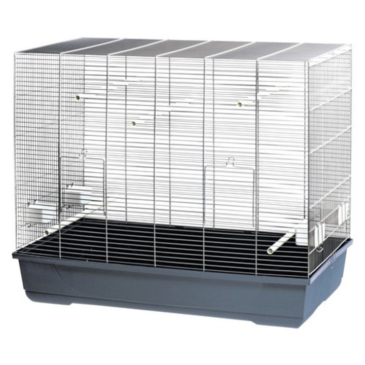 Colivie Kloris 100x55x84 Cm Albastru/ Crom