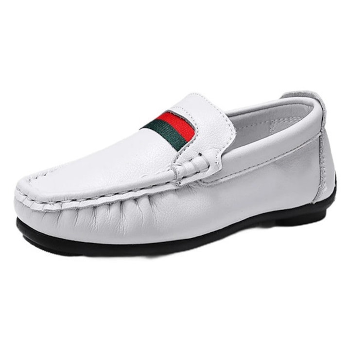 Pantofi SuperBaby, Tip Mocasini, Elegant, Piele ecologica, Baieti