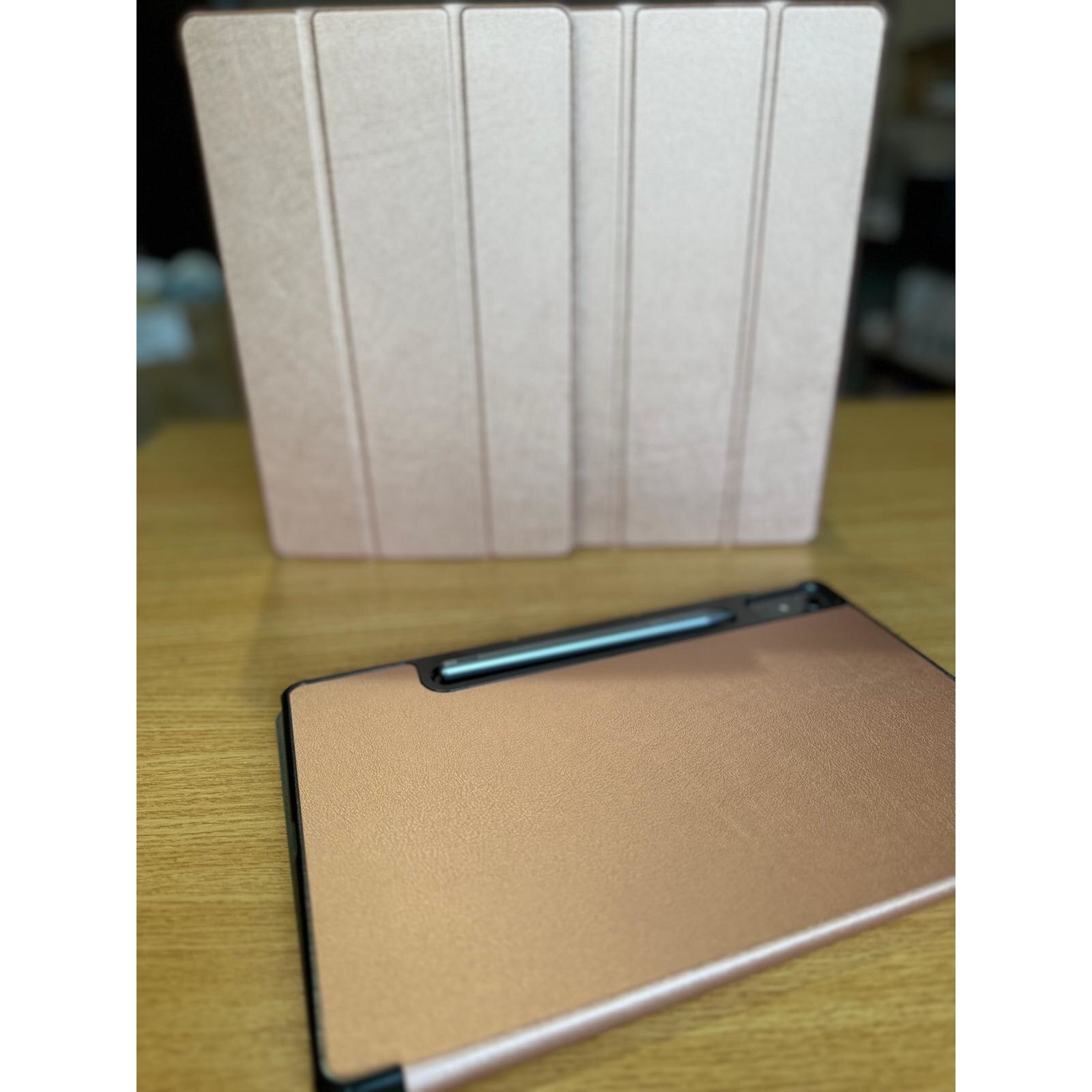 Husa DDOLI ® pentru tableta Lenovo Tab P12, 12.7 inch, Rose Gold