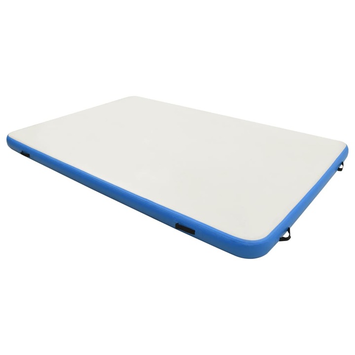 Надуваема плаваща постелка Zakito Europe, PVC 200x150x15 синьо и бяло