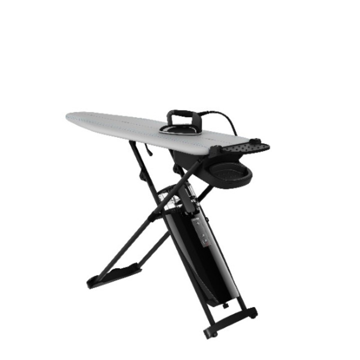 Sistem de calcat Laurastar Smart M, 3.5 bari, 2200W, Suport pliabil, husa, Bluetooth, talpa activa 3D, rezervor 1.2 L