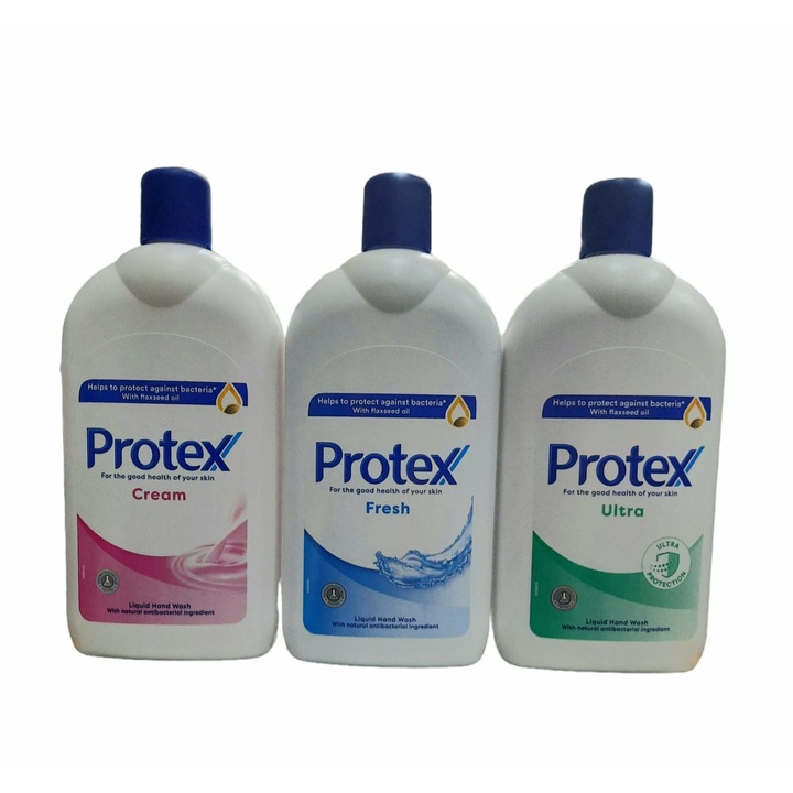 Крем течен сапун резерв, Protex Fresh, Ultra, с естествена антибактериална съставка, 700 ml
