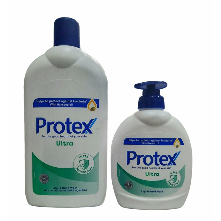 Опаковка течен сапун Protex Ultra, 300 ML + Резерва течен сапун Protex Ultra, 700 ML