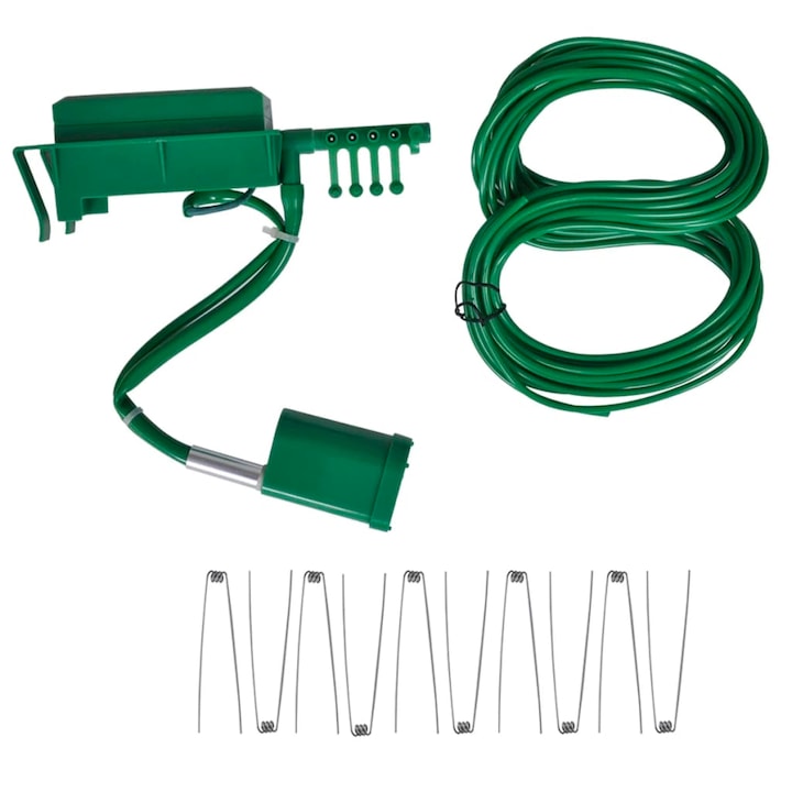 Автоматична поливна система с часовник, Zakito Europe, зелена, 20x8x5 см
