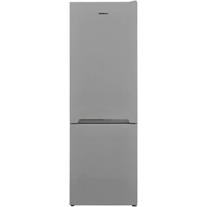 Хладилник Heinner HC-V2681SE++, 268 л, Less Frost, Клас E, Механично управление, LED осветление, H 170 см, Сребрист