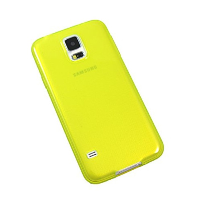 Кейс за Samsung Galaxy S5 tpu жълт