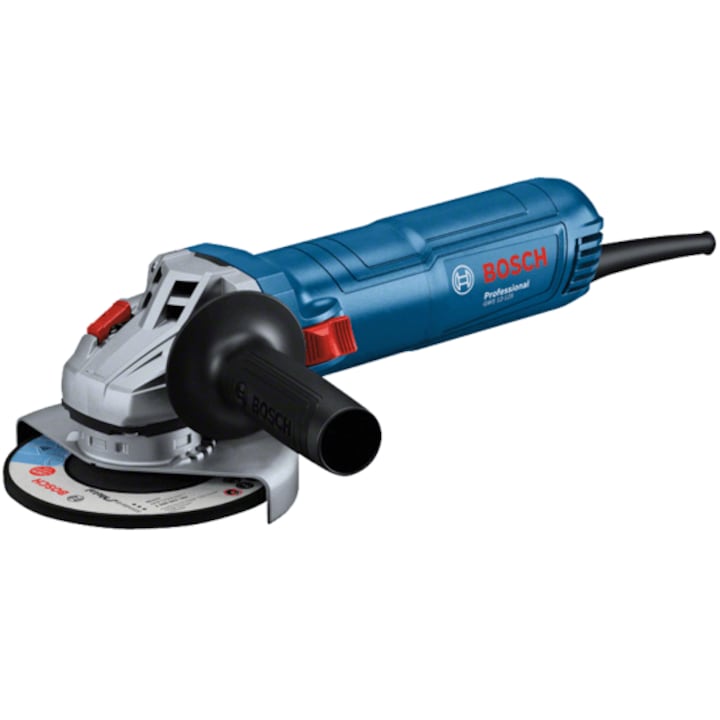 Polizor unghiular BOSCH GWS 12-125 Professional, 1200 W, 11000 rpm, disc 125 x 22.23 mm