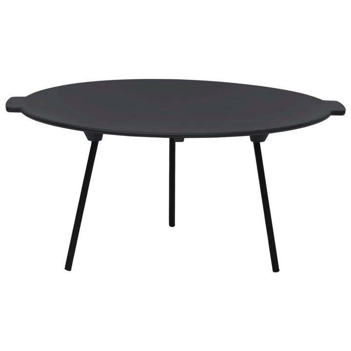 Грил плоча Zakito Europe, Чугун, 44 х 22,5 см, Черен