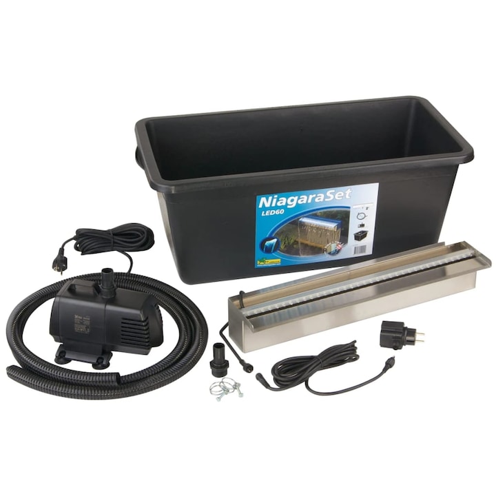 Комплект Niagara водопад Ubbink, 60 см, LED с помпа