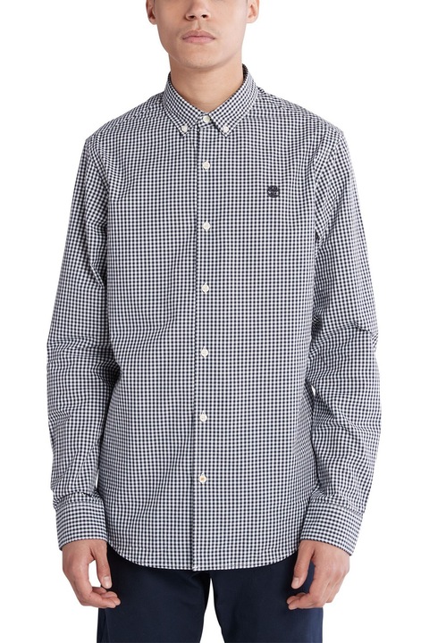 Camasa cu maneci lungi Timberland Micro Gingham Poplin Shirt