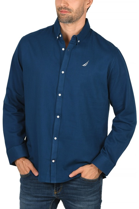 Camasa cu maneci lungi Nautica Tidwell LS Shirt, Albastru inchis