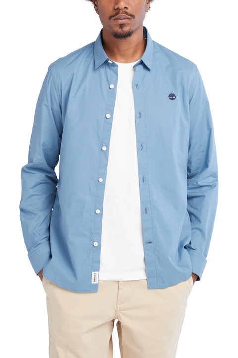 Camasa pentru barbati, Timberland Ls E-R Pop Solid Shirt, Albastru