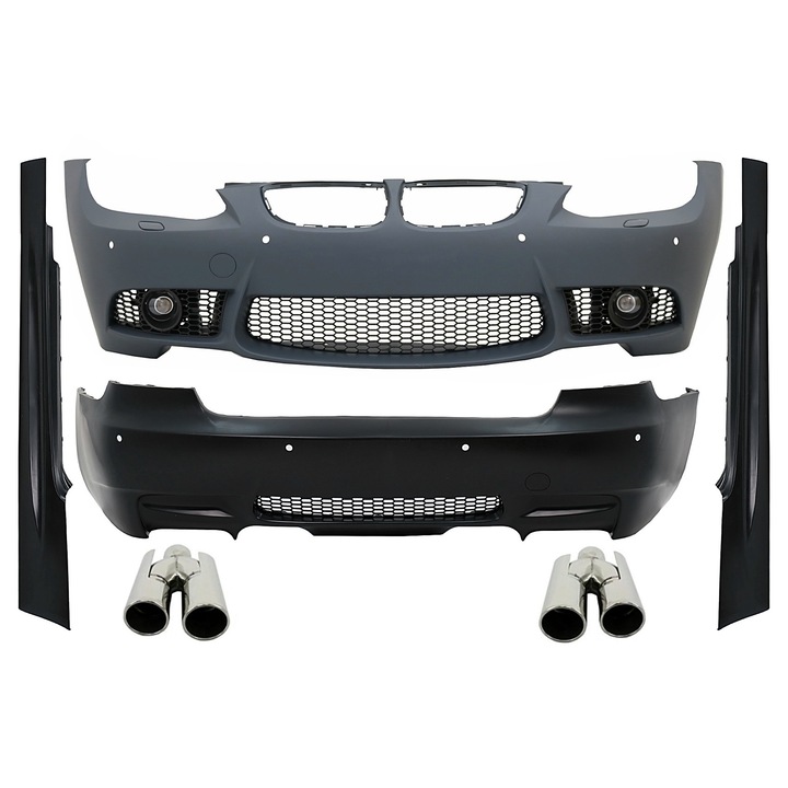 Komplett body kit kipufogóvégekkel BMW 3 E92 E93 2006-2009 nem LCI Coupe Cabrio modellekhez, M3 Dizájn