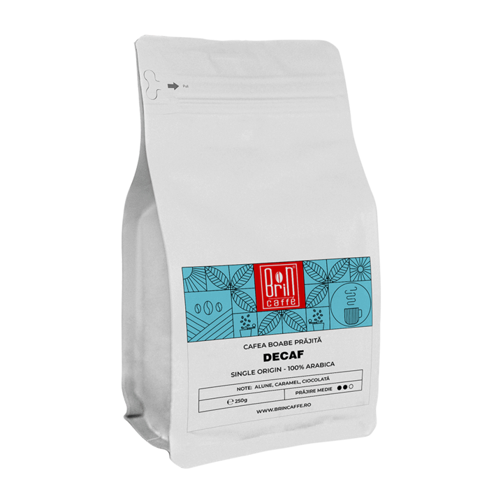 Cafea boabe Decafeinizata - 250g, Brin Caffé