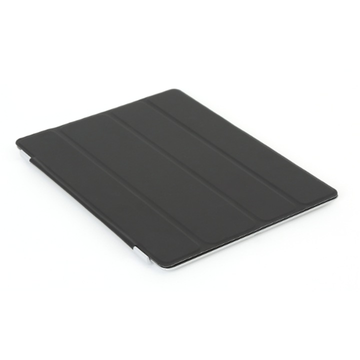 Стойка за бюро, съвместима с Apple iPad 2/3/4, тип стойка, екологична кожа, черен