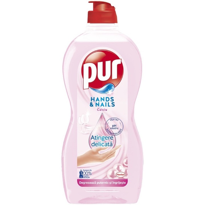 Detergent Pur Pentru Vase Lichid 450ML Calcium