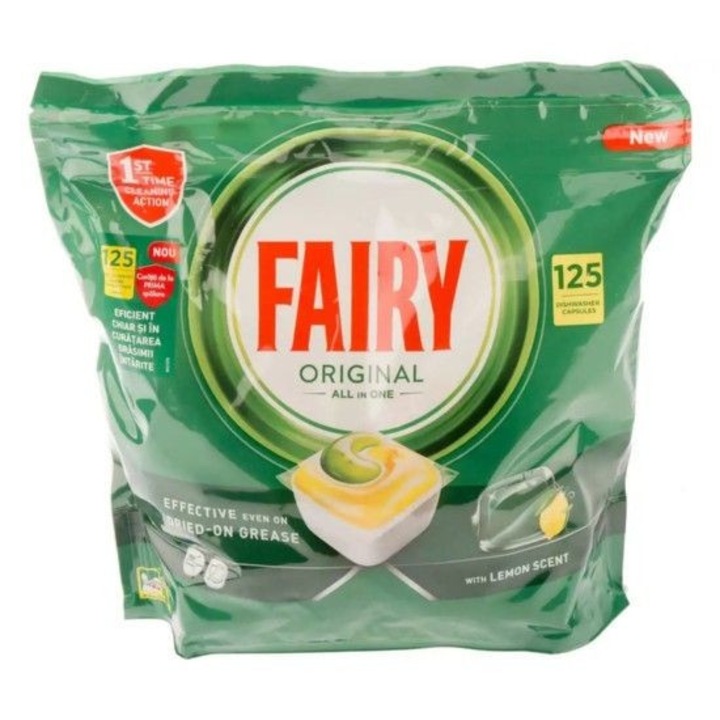 Detergent Fairy Capsule Automat, All In One Lemon