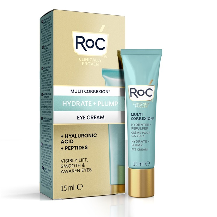 Крем за околоочен контур Multi Correxion Hydrate + Plump Roc, 15 мл