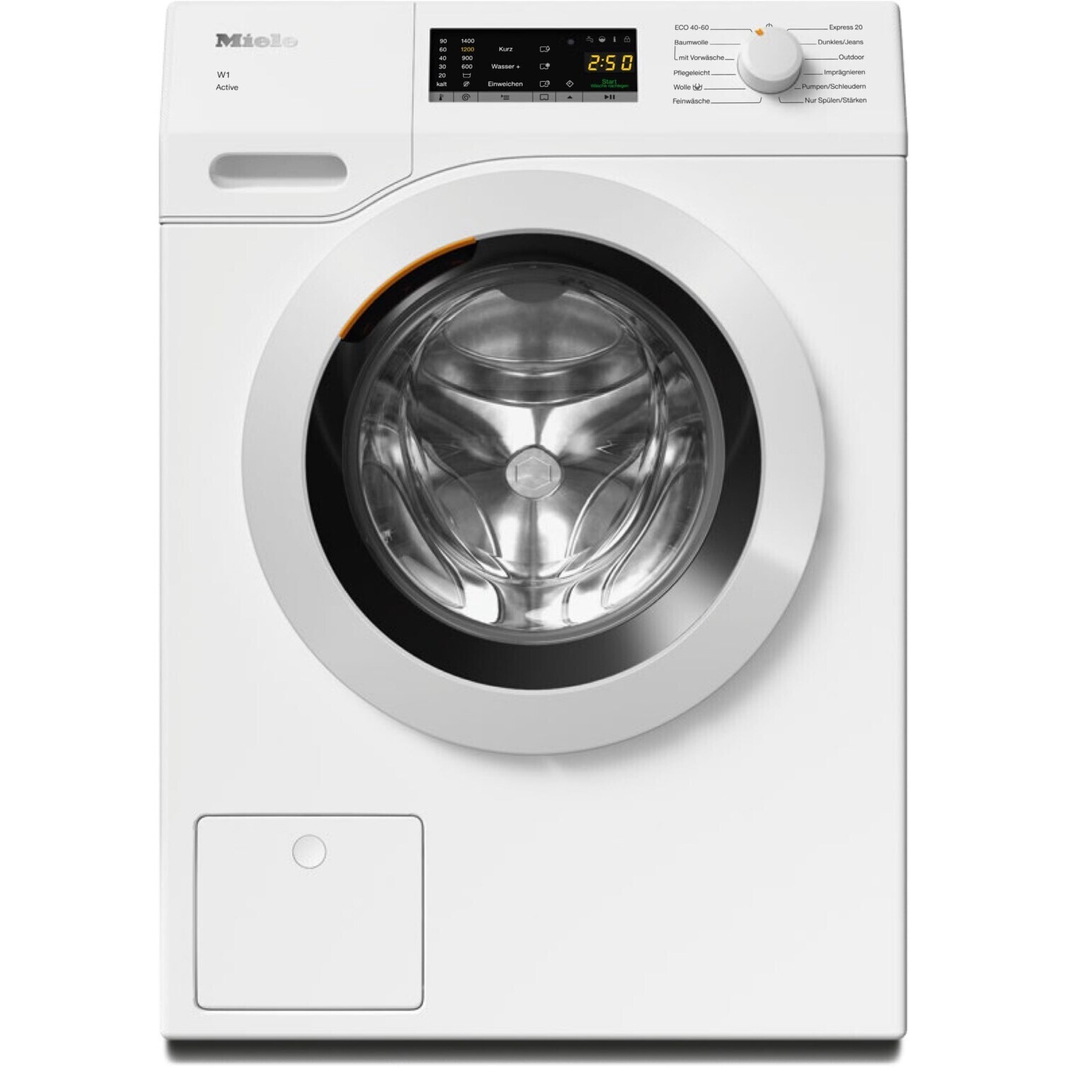 Masina de spalat rufe frontala MIELE WCA 032 WCS, 7 kg, clasa A, 1400 rpm, Alb