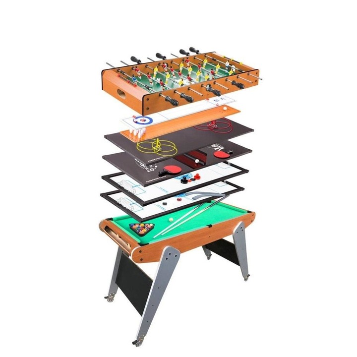 Игрална маса 8 в 1, Leantoys, Multicolor