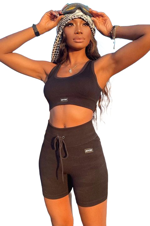 Compleu dama, WildFashion, Poliester, 1742, Negru