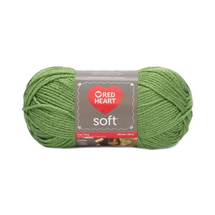 Textil cérna, Red Heart Soft, nr00010, kiwi zöld