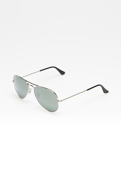 Ray-Ban Ochelari de soare argintii Aviator 55-14-135 Ray-Ban Ochelari de soare argintii Aviator 55-14-135