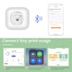 Мини термопринтер без мастило, JESWO, Wreless/Bluetooth, Android/iOS, 800 mAh, Бял