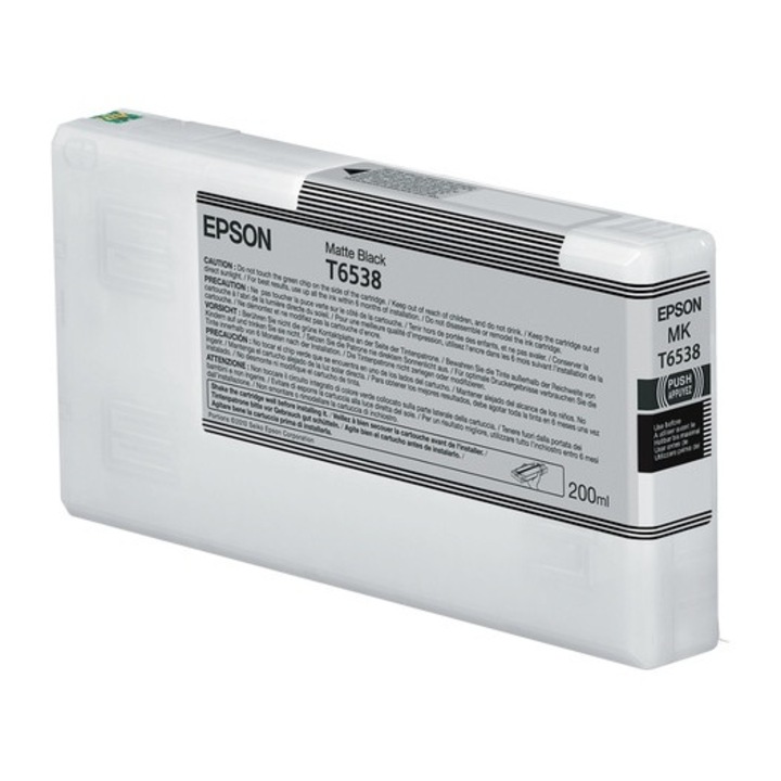 EPSON C13T65380N tintapatron, 200 ml, fekete