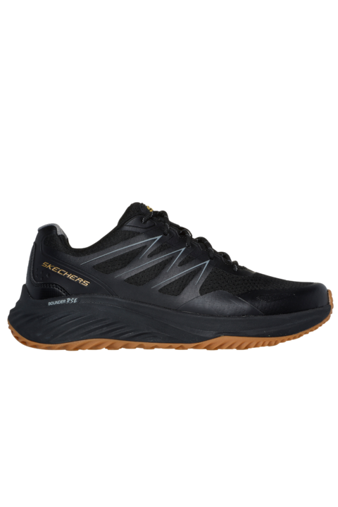 Pantofi sport, barbati, SKECHERS BOUNDER RSE-ZONER 232781-BKGD negru, piele ecologica, Negru