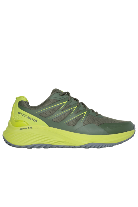 Pantofi sport, barbati, SKECHERS BOUNDER RSE-ZONER 232781-OLLM verde, piele ecologica, Verde
