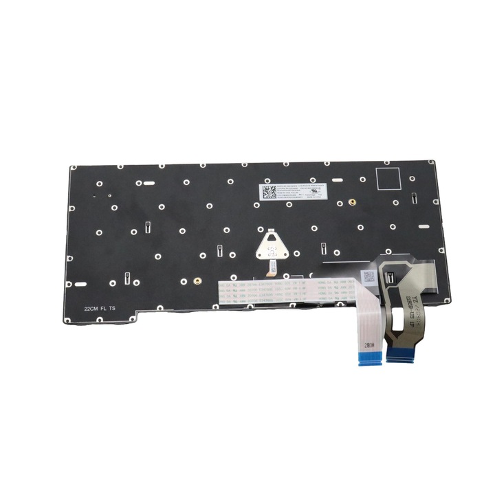 Tastatura, Lenovo, 5N21D68162, iluminare, Compatibila cu ThinkPad T14 Gen 3, franceza