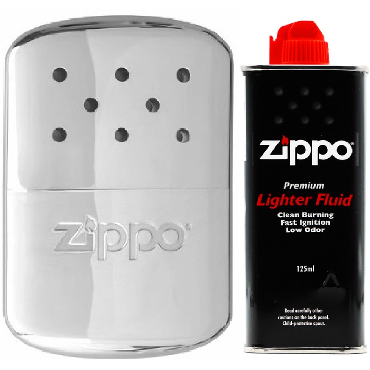 Set bricheta si incalzitor de maini, Zippo, 12H, Multicolor