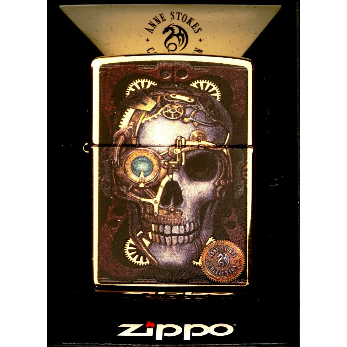 Set Bricheta Zippo Design 2, multicolor, in cutie cadou