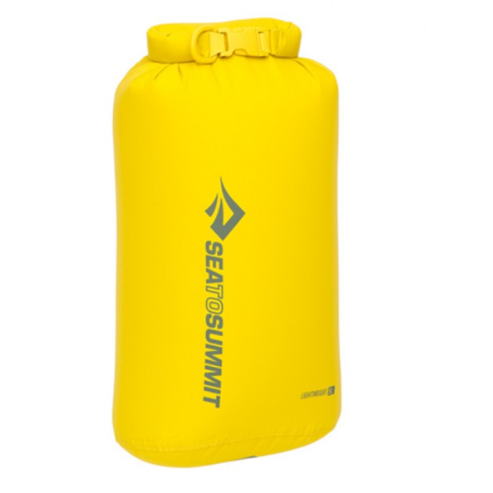 Sac impermeabil Sea To Summit Lightweight, Nylon Ultra-Sil, galben, 5L, 140x168x320mm
