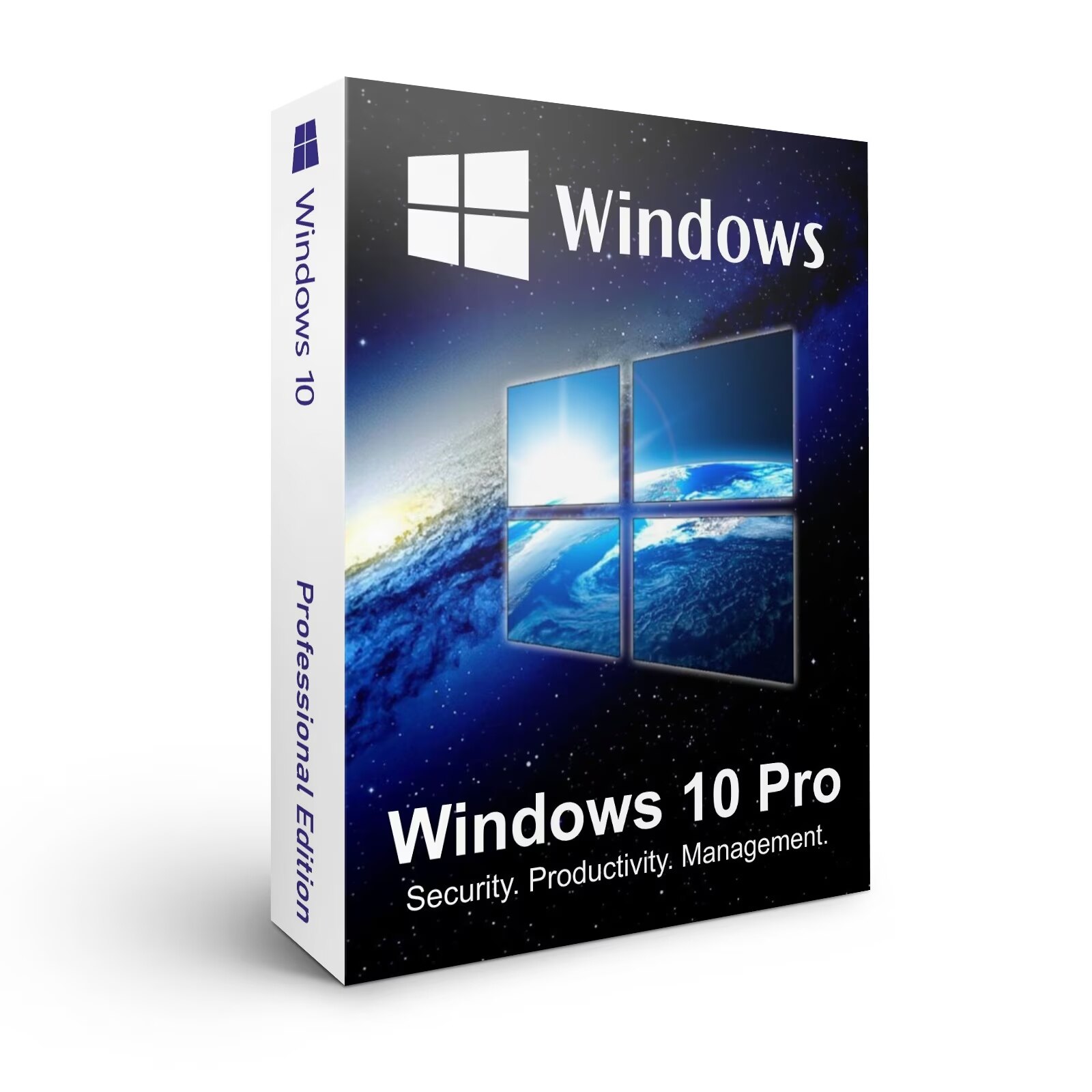 Microsoft® Windows 10 Pro, Full Retail, USB, 32-bit/64-bit