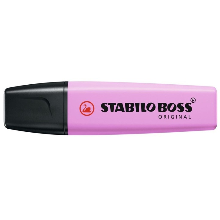 Комплект маркери Stabilo Boss Original, пастел, фуксия, 2-5 мм, 10 бр.
