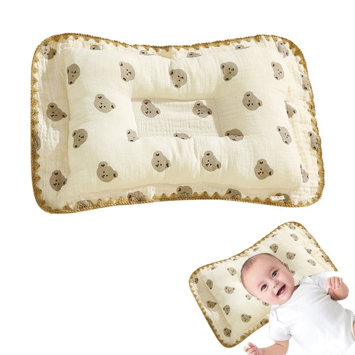Perna bebelusi HERUSI, bumbac, 40x25cm, portabila, model ergonomic