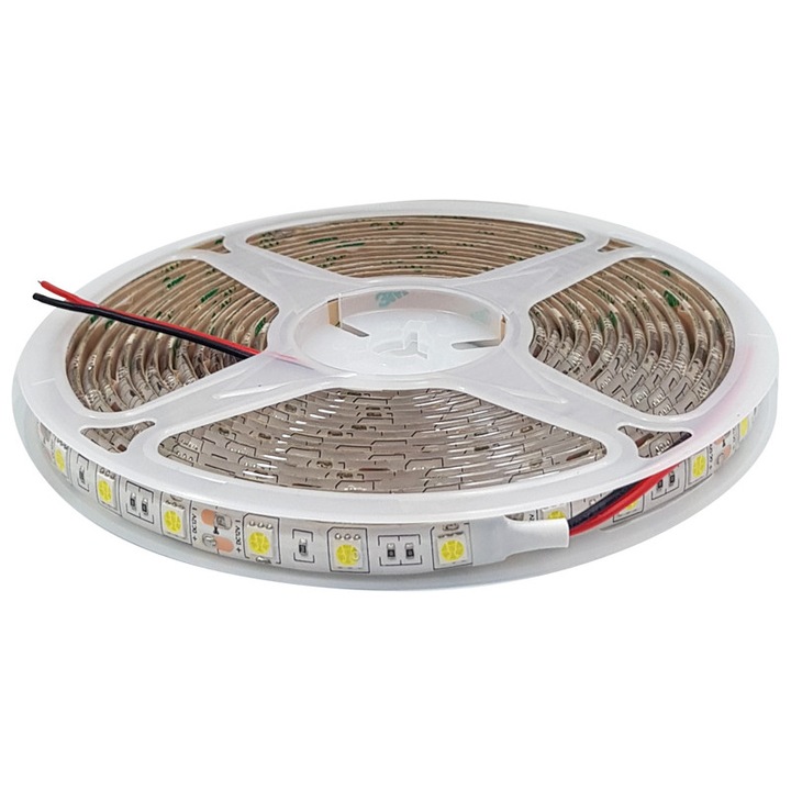 Оптична LED лента 5050, IP54, 6000K, 10x3mm, 5m
