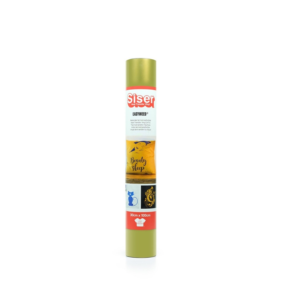 Siser Roler Rola Vinil Siser EasyWeed P.S. Film HTV, 30x100cm, Culoarea Auriu - eMAG.ro