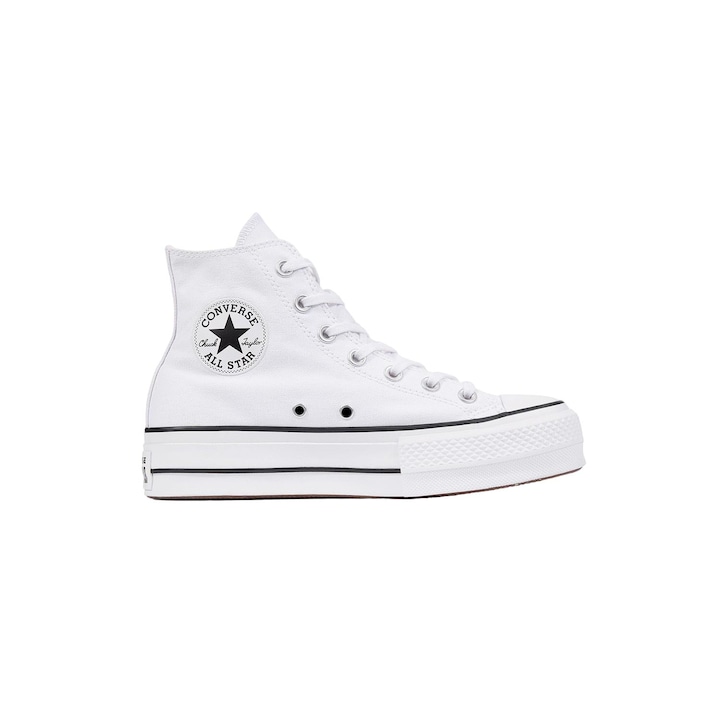 Tenisi Converse Chuck Taylor All Star Lift Hi, Alb